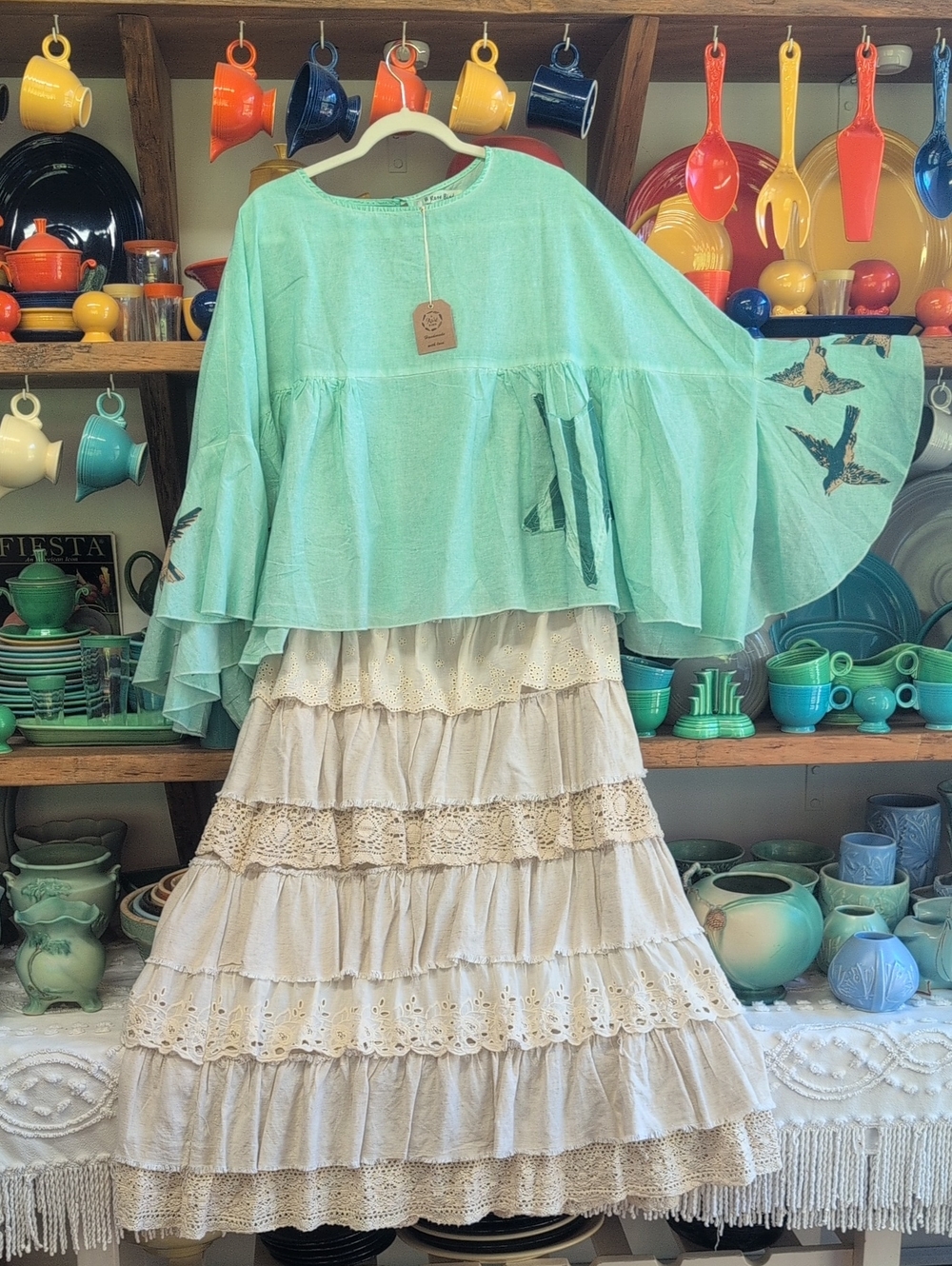 "NWTO"A RARE BIRD TUNIC